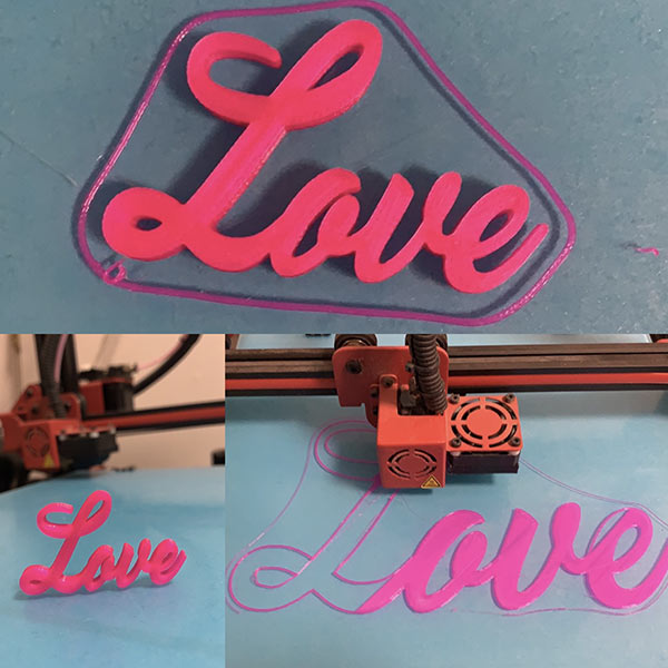 impression 3D en rose sur Compiègne