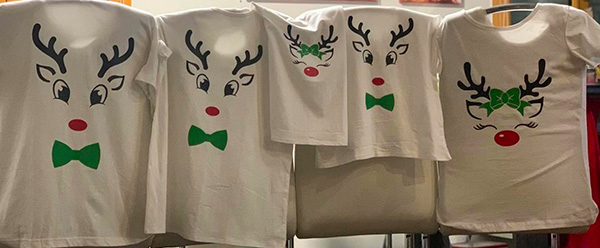 tee-shirts personnalisés pour Noël à Compiègne